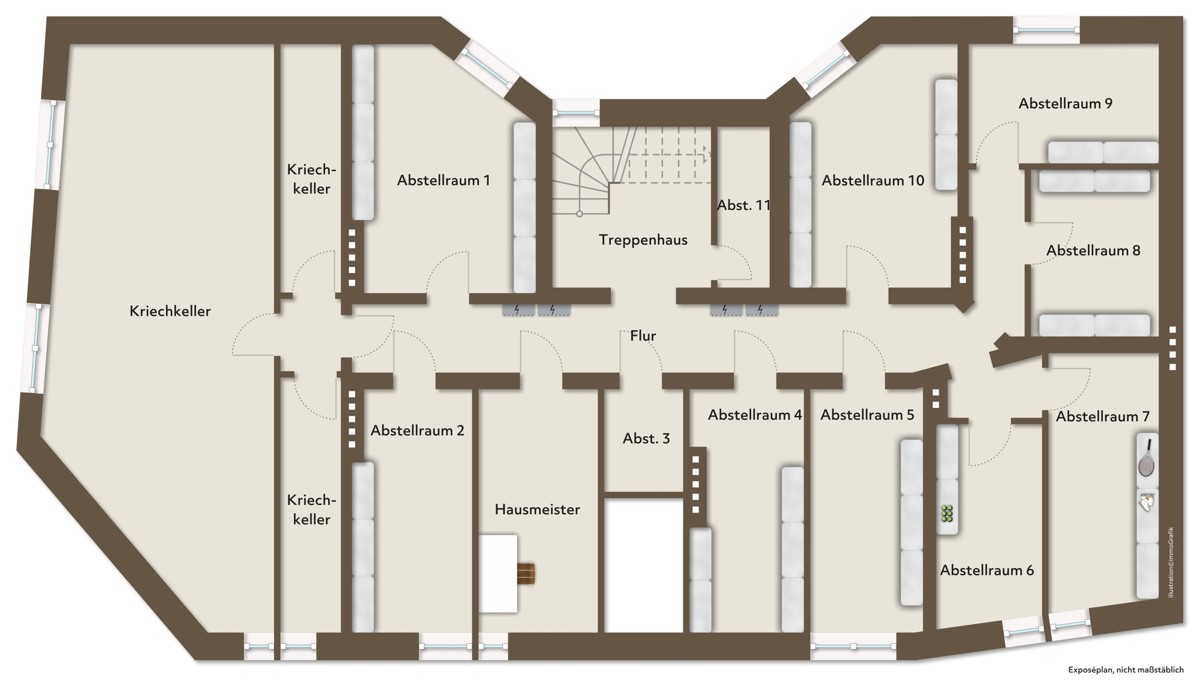 Vermietete 3-Zimmer-Altbauwohnung in Cuxhaven